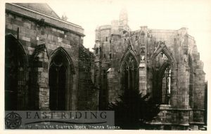 St Peter’s Church, Chapter House from south west, Howden 1915