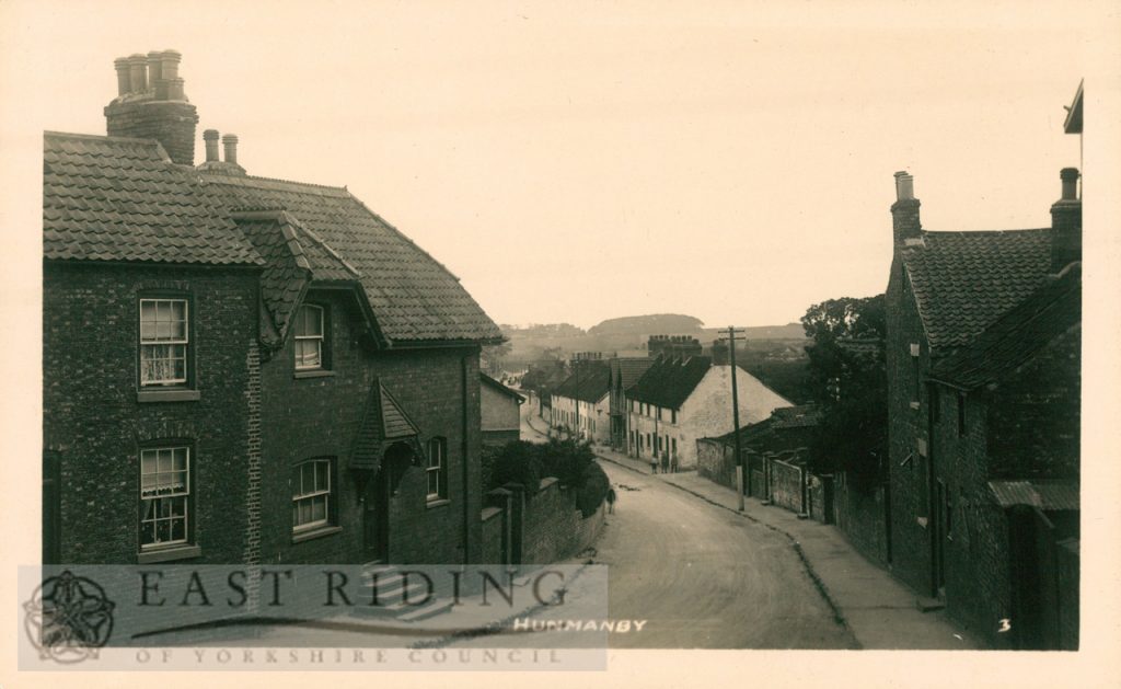 Stonegate from west, Hunmanby 1921