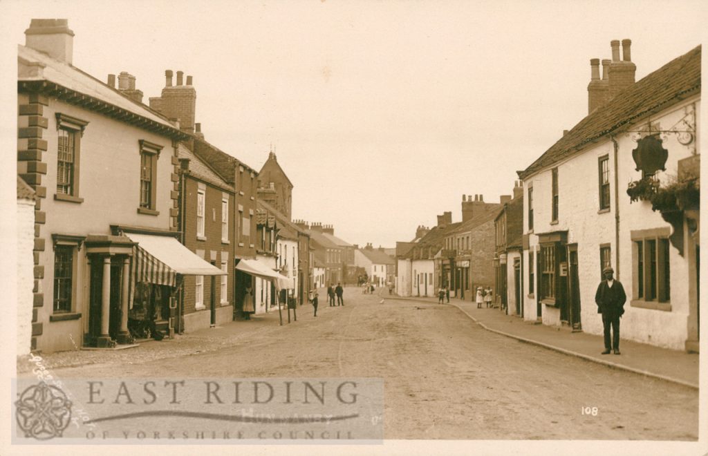 Bridlington Street from north west, Hunmanby 1922