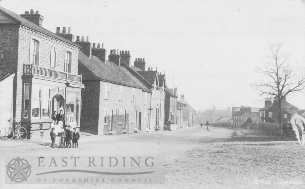 Front Street from west, Hutton Cranswick 1909