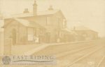 Railway Station from south east, Hutton Cranswick 1900