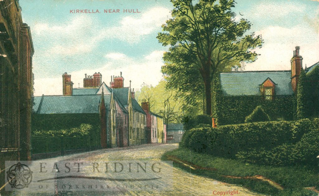 Church Lane from east, Kirkella  1900