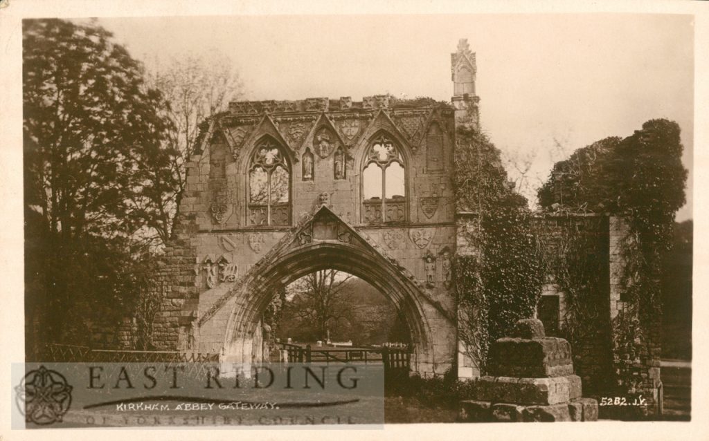 Priory gateway, Kirkham Abbey  1900
