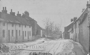 village street from south west, Little Weighton  1904