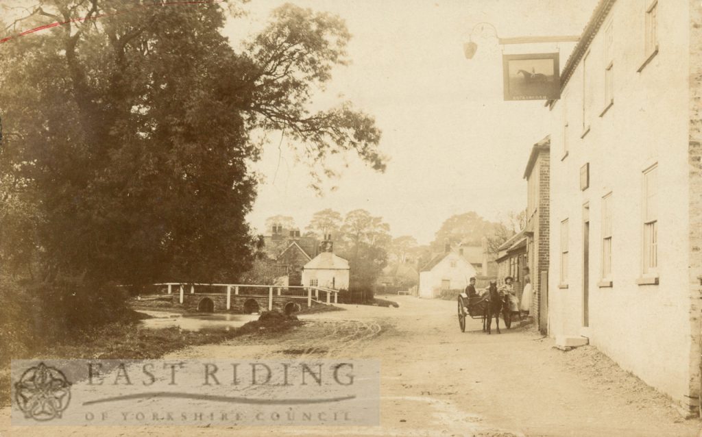 Front Street from south east, the Rockingham on the right, Lockington 1900