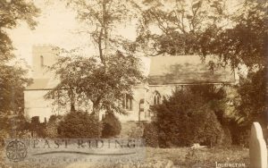 St Mary’s Church from south, Lockington 1906