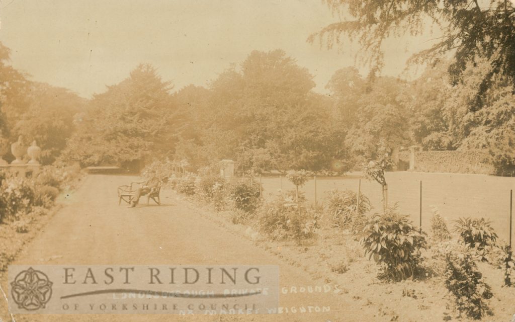 Londesborough Hall gardens, Londesborough  1910