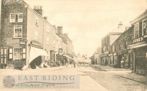 High Street from south east, Market Weighton 1900