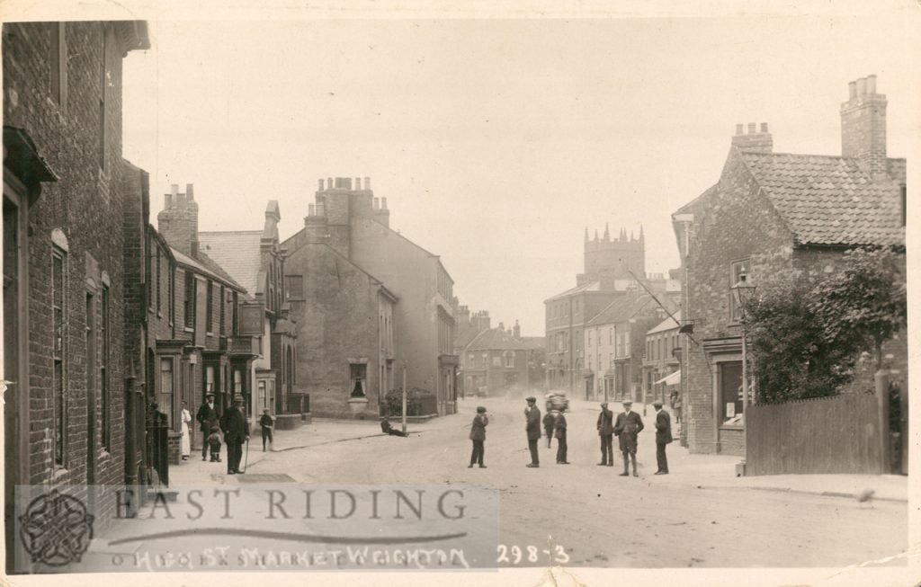 High Street from south east, Market Weighton 1921