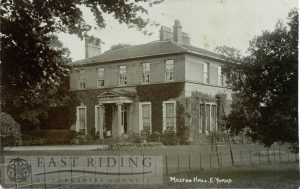 Melton House from north west, Melton 1910