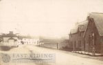 village street from west, Wesleyan Methodist chapel on left, school on right, Muston 1904