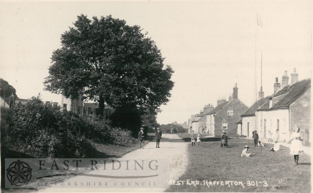 West End from south west, Nafferton 1920