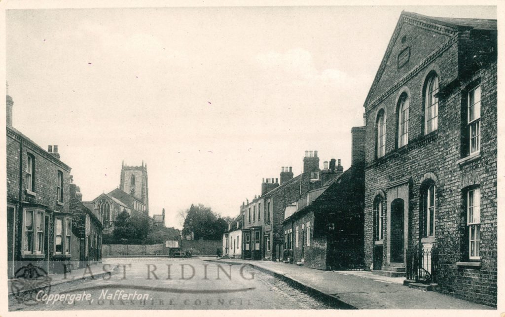 Coppergate from east, Nafferton 1900