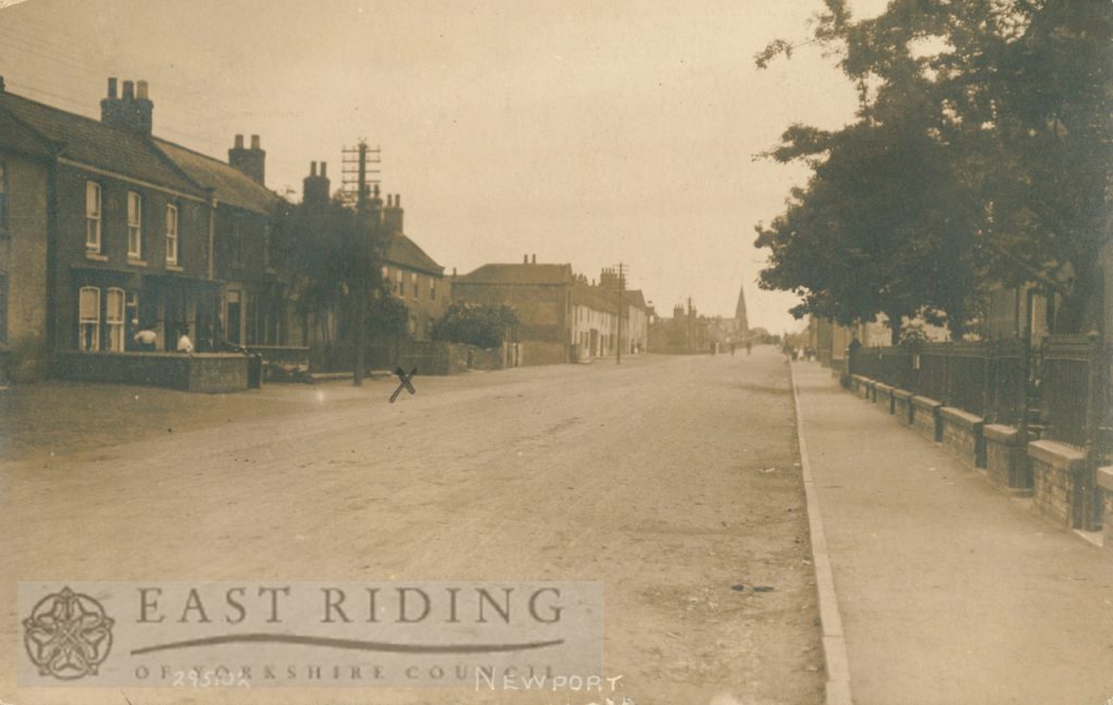 main road from north east, Newport 1921