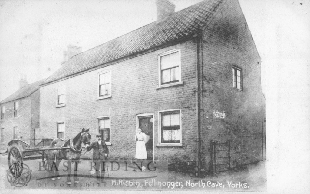 H Rispin (fellmonger) and house, North Cave 1900