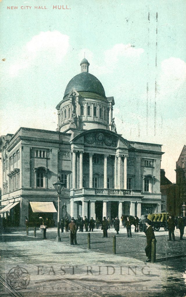 City Hall from south east, Hull 1906