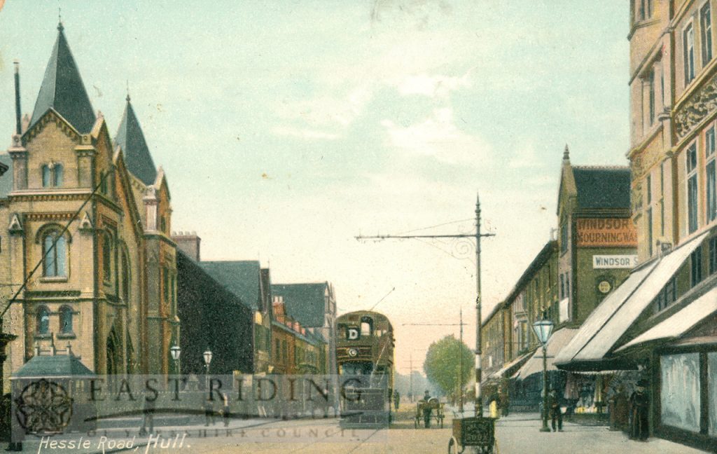 Hessle Road from east, Hull 1907