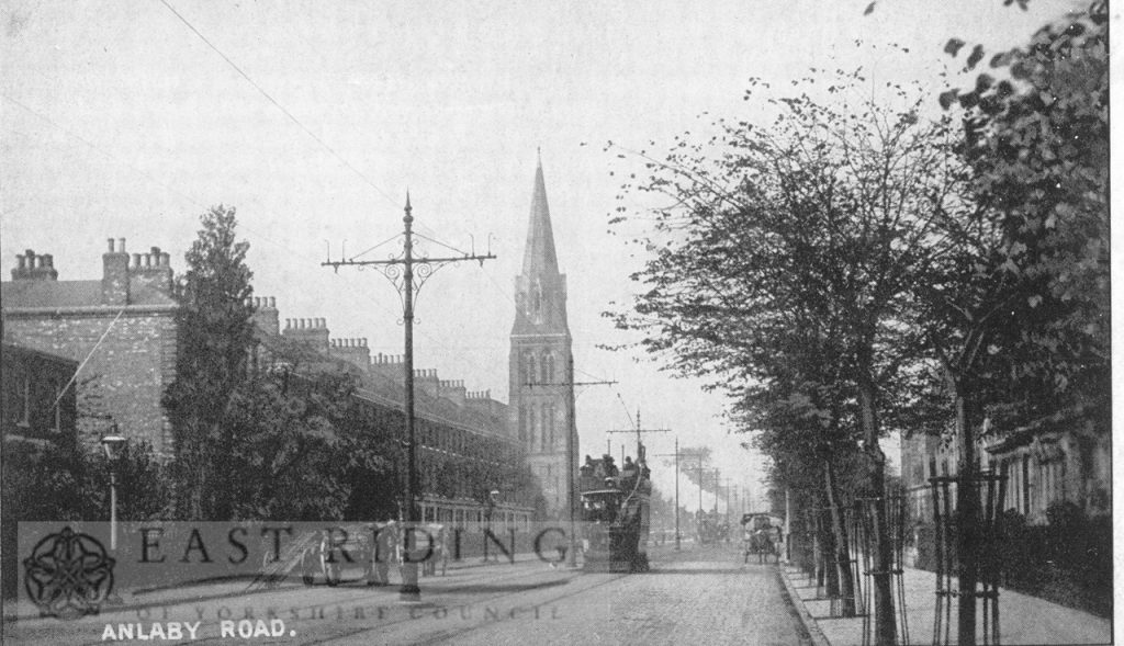 Anlaby Road from east, Hull 1900s