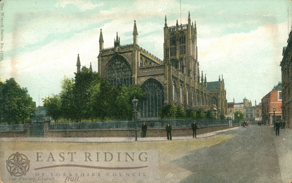 Holy Trinity Church from north east, Hull 1900s