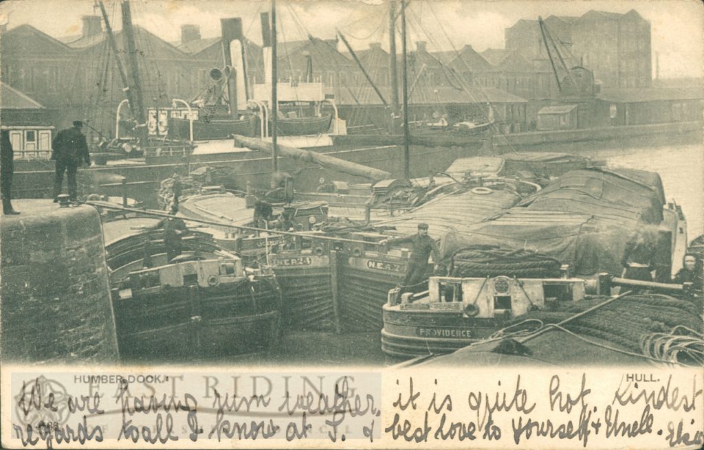 Humber Dock from south, Hull 1904