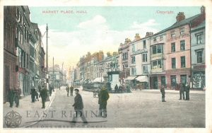 Market Place from south west, Hull 1900s
