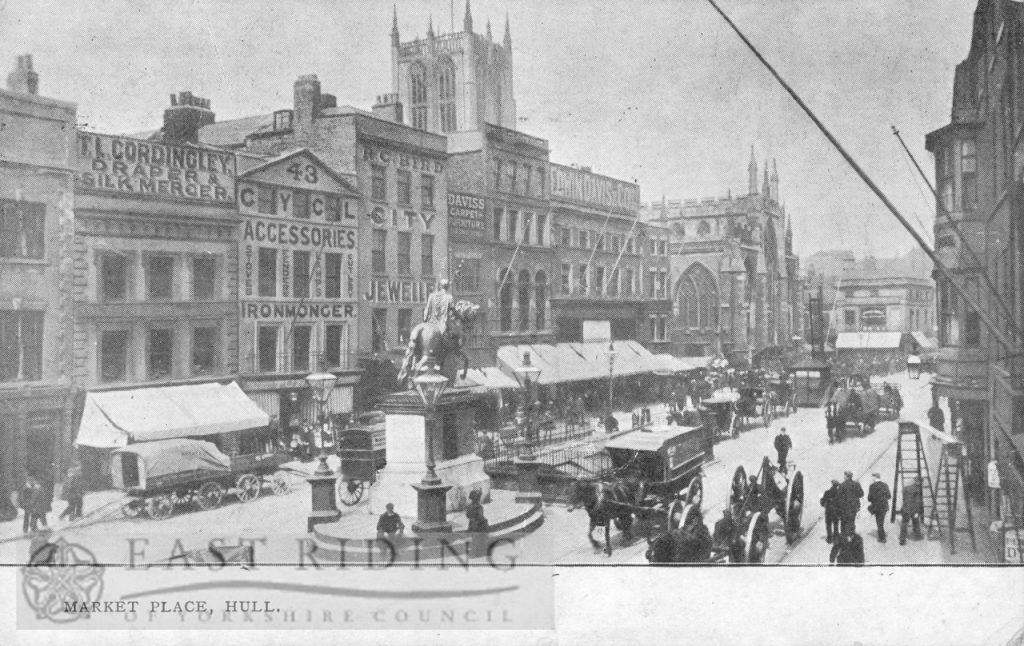 Market Place from south east, Hull 1907