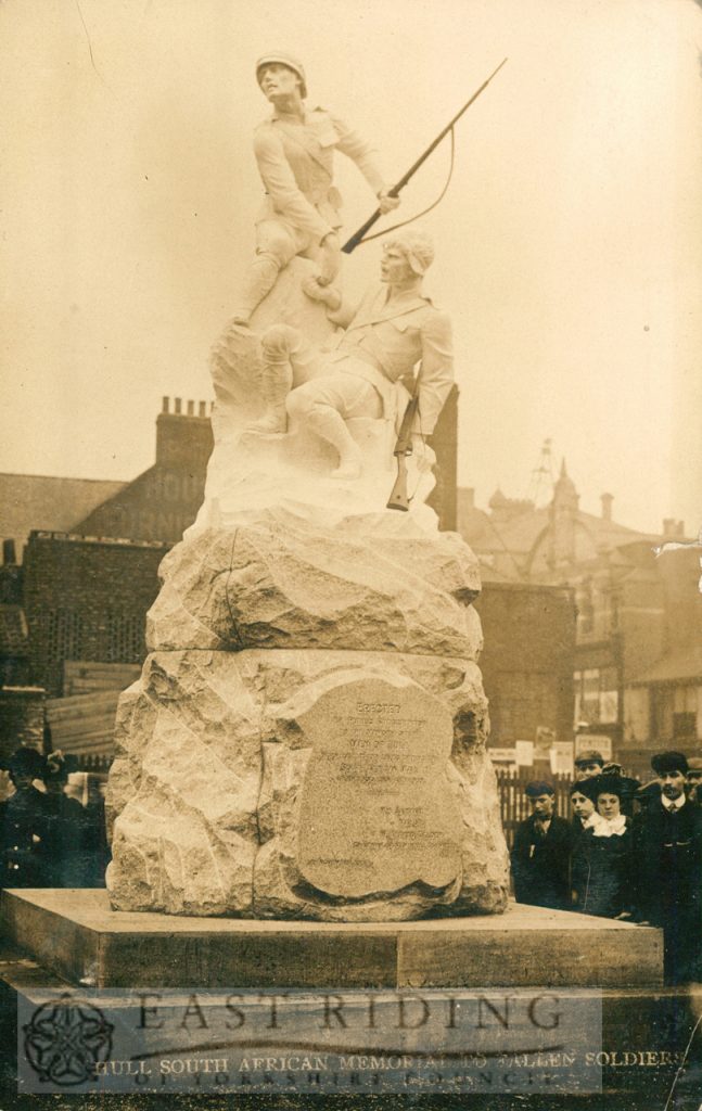 South African war memorial, Hull 1904