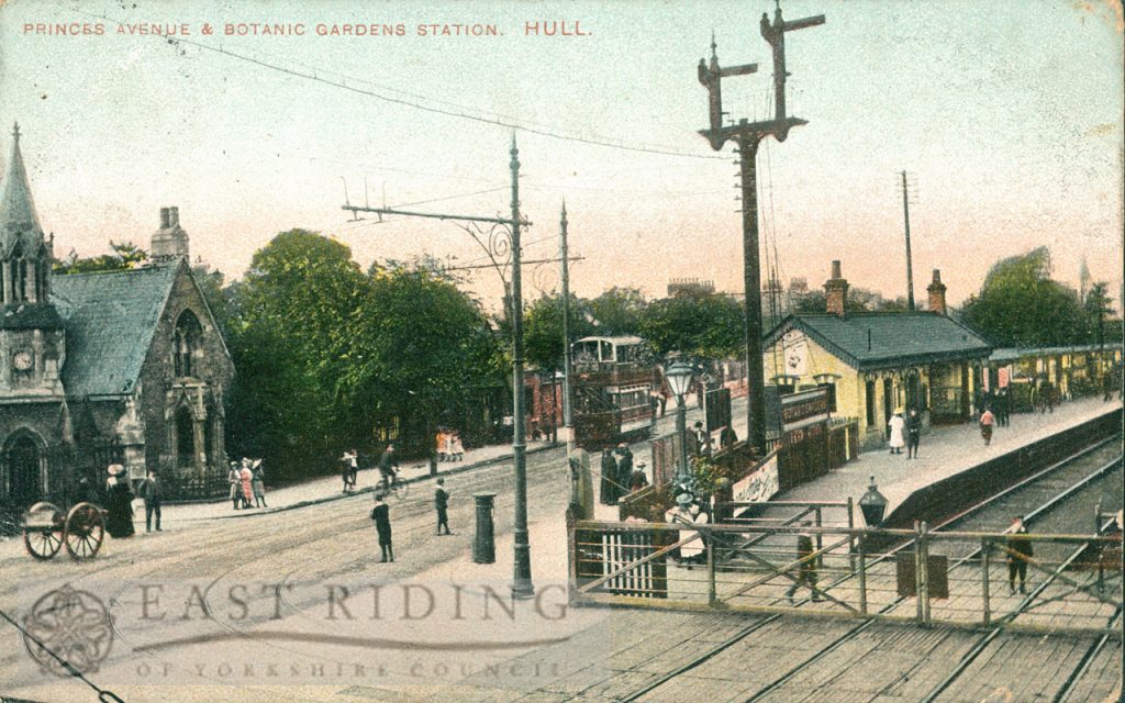 Princess Avenue and Botanic Gardens Railway Station, Hull 1907