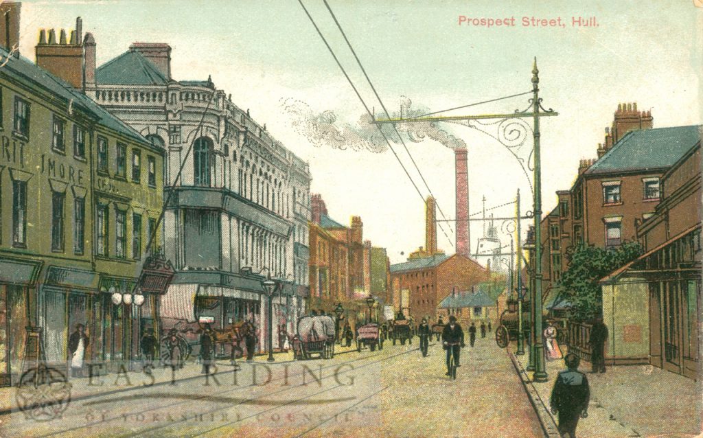 Prospect Street from south south east, Hull 1905
