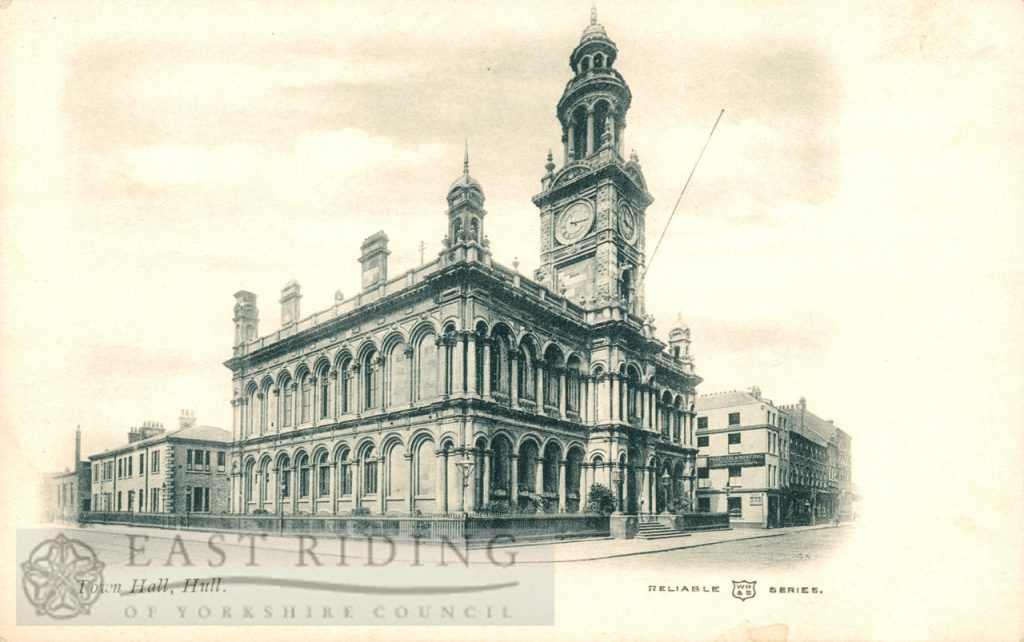 Town Hall from south east, Hull 1910