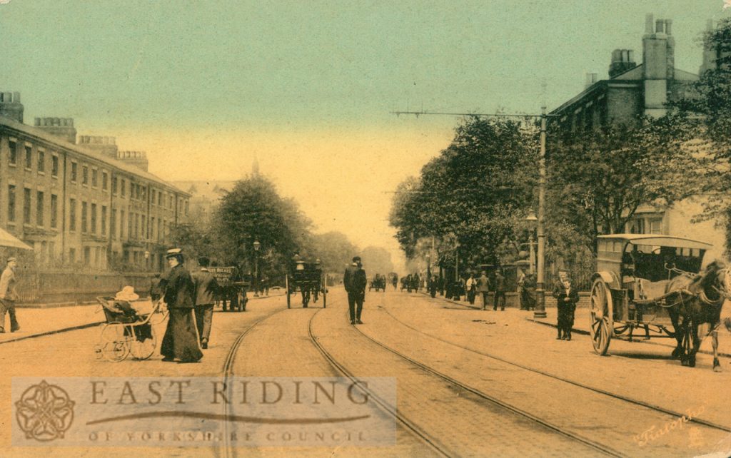 Beverley Road from south, Hull 1909