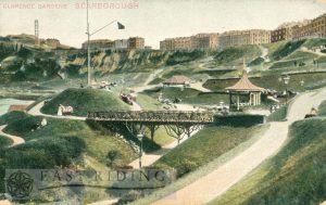 Clarence Gardens from north west, Scarborough 1900