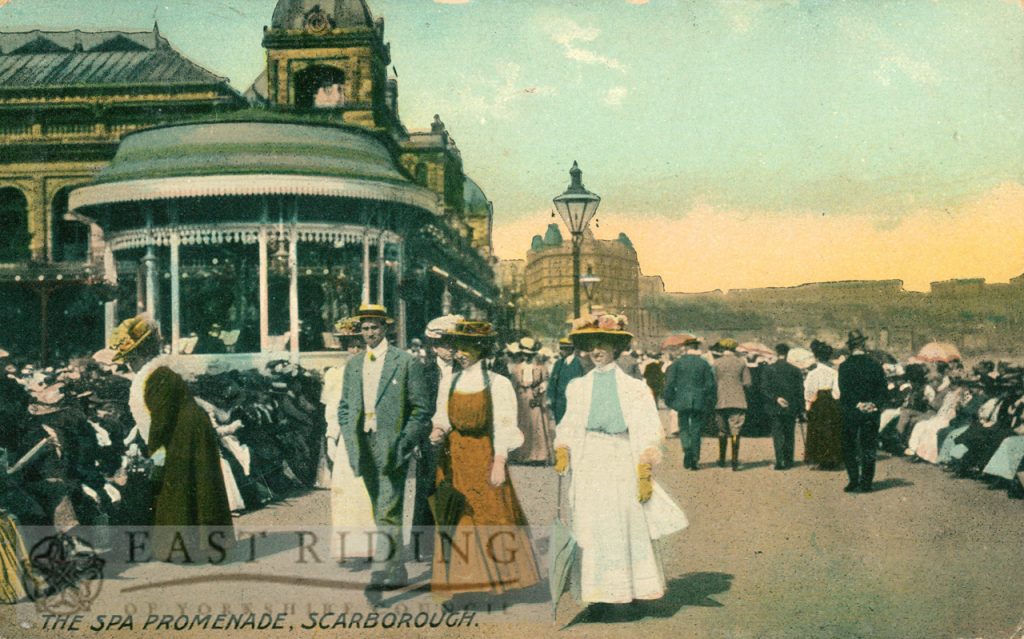 Spa Promenade from south, Scarborough 1910