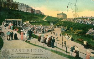 Clarence Gardens from south east, Scarborough 1910