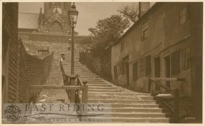 Church Stairs Street from south, Scarborough 1911