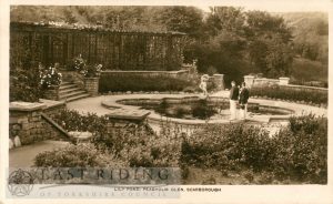 Peasholm Park, Lily Pond, Scarborough 1930